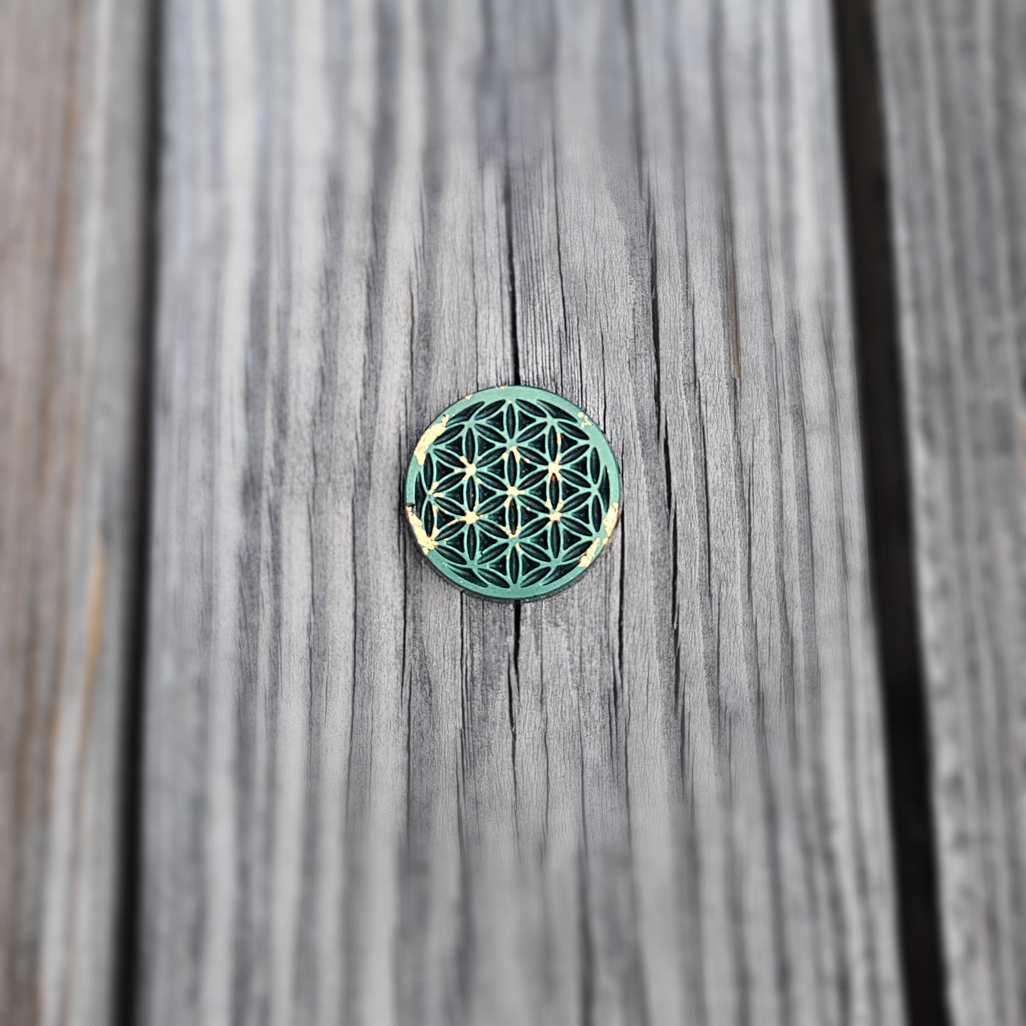 Flower of Life Orgonite EMF Protection Stickers